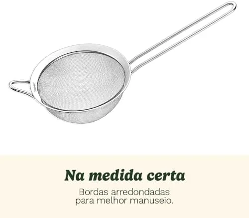 Cuisinart, Mesh Strainers, Stainless Steel Mesh Strainers for Kitchen, Fine Mesh Kitchen Strainer Set for Sifting, Straining and Cooking, Ctg-00-3Ms