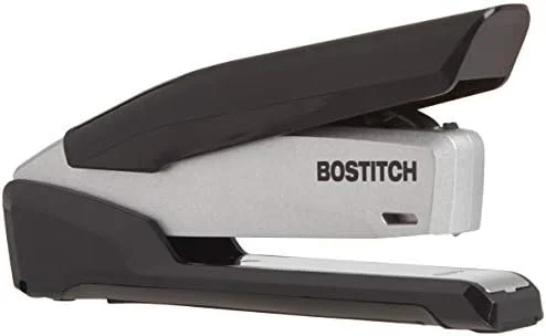 Bostitch Office Executive Metal Desktop Stapler - 3 in 1 Spring Powered Stapler, One Finger, Staple Storage Compartment & Staple Remover, Includes 210