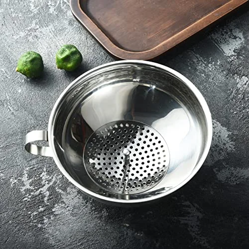 Delove Canning Funnel with Strainer for Wide and Regular Mason Jars - Wide-Mouth Funnels for Kitchen Use - Canning Supplies Kit - Stainless Steel - 3