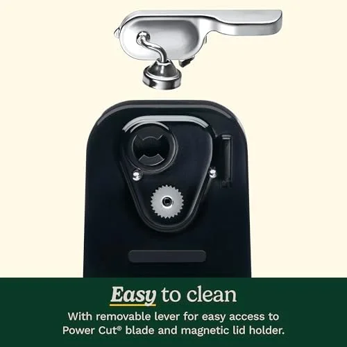 Cuisinart Can Opener with One-Touch Operation - Electric Can Opener for Kitchen Including Magnetic Lid Holder, Automatic Can Opener with Easy Clean