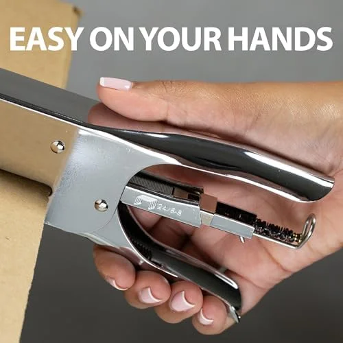 Officemate Classic Plier Stapler Bundle with 10 - 000 Staples, Metal, Silver (97768)
