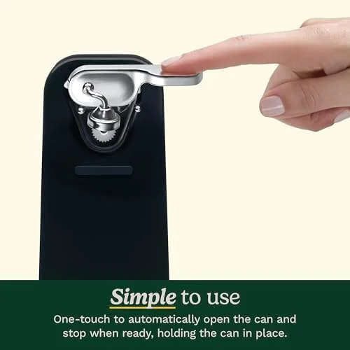 Cuisinart Can Opener with One-Touch Operation - Electric Can Opener for Kitchen Including Magnetic Lid Holder, Automatic Can Opener with Easy Clean